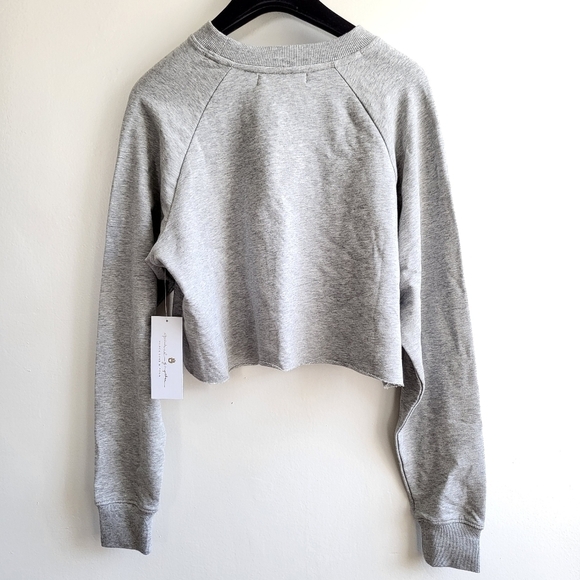 Spiritual Gangster "Choose Happiness" Graphic Print Crop Sweatshirt NWT XS - Picture 12 of 15